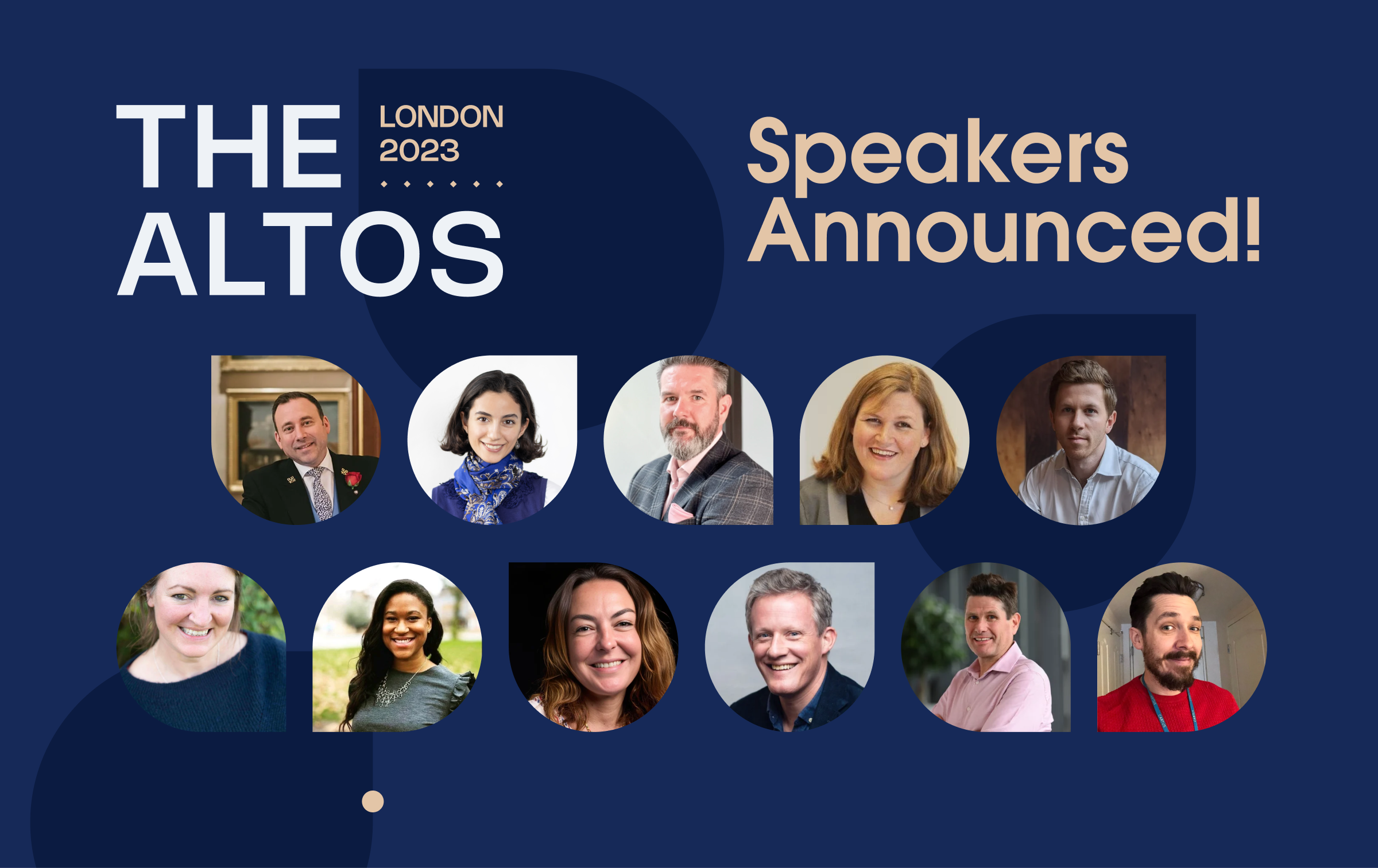 Full Speaker and Keynote LineUp Revealed for The Altos!